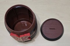 Universal Studios Japan Super Nintendo World Donkey Kong Barrel Coin Bank