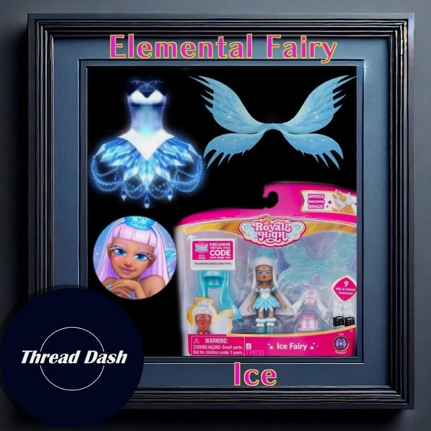 New Royale High Ice Fairy Series 1 Crystalline Dreams Code Only Sent in Ebay Dms