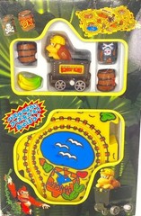 Rare Vintage 1998 Japanese Nintendo Donkey Kong Country Minecart Wind-Up Toy Set