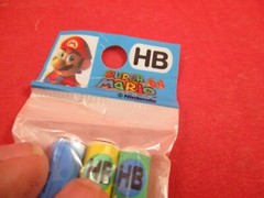 Super Mario 64 Nintendo 64 N64 Mitsubishi Japanese 3 Pencil Set *NEW*