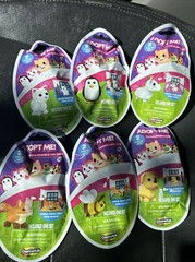 Roblox ADOPT ME! LOT of 6 puzzle erasers and mini rooms!