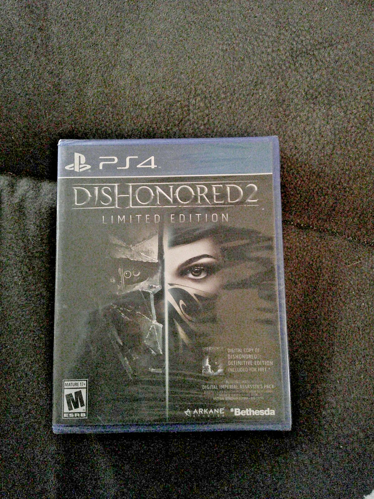 PS4 Dishonored 2 Limited edition New