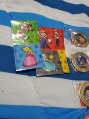 Lot of 7 Frankford Wonder Ball Super Mario Coins New Sealed With Stickers DK