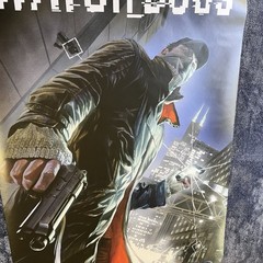 Watch Dogs Pre-Release Poster 2013 Ubisoft Promo Video Game GameStop 36X24