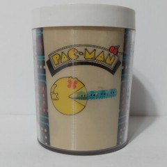 Pac-Man Lenticular Moving 1980 Bally Midway Thermo Serv Plastic Cup / Mug