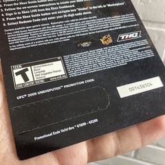 GameStop Promo Item Xbox 360 Live UFC 2009 Demo Card NEW *Expired HTF
