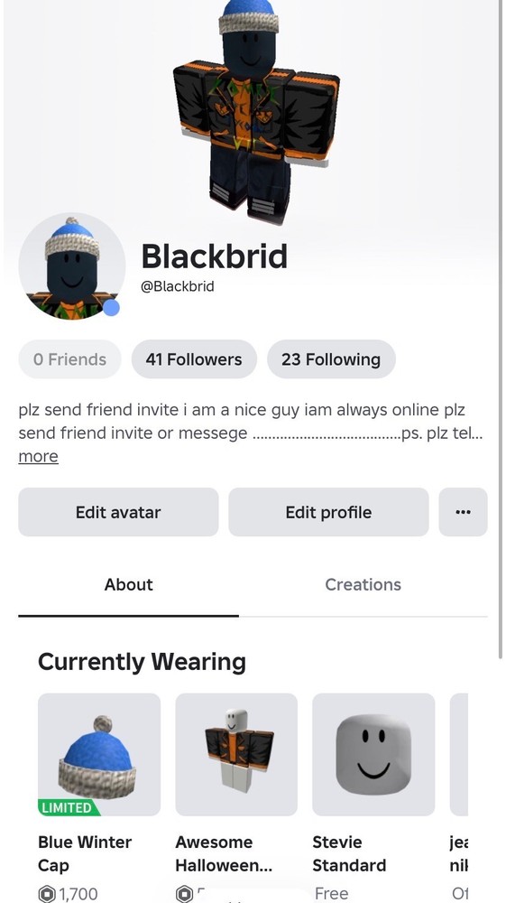 Blackbrid RARE USER (2008)+1.7K RAP | 2008 VISOR | UNVERIFIED | Fast And Legit