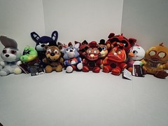 2016 -2022 Five Nights At Freddy’s Funko Plush. Foxy, Bonnie, Freddy. LOT OF 14
