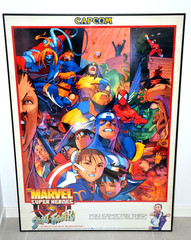Marvel Super Heroes vs Street Fighter – Original Arcade B1 poster Capcom 1997