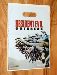 Resident Evil 1 4 Outbreak PS 2 Capcom Promo Shopping Plastic Bag like Poster
