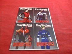 Resident Evil 2 1998 Capcom Playstation Solutions Promotional Sticker Sheet