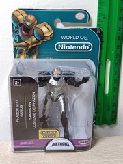 *FREE SHIP* 2.5″ PHAZON SUIT SAMUS Metroid World of Nintendo Jakks Pacific Fig