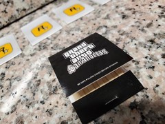 ONE GTA San Andreas PS2 Rockstar Matchbook Promo Rare Collectible