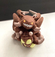 2015 Blizzard StarCraft II Reversible Zergling Baneling Plush Soft Toy RARE