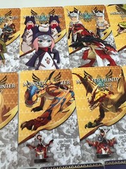 ALL 19PCS Amiibo MONSTER HUNTER RISE PVC Card Fast Shipping!Free Stickers!