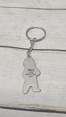 Fallout 4 Vault Boy Keychain Video Game Character Metal Enamel Keyring