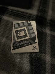 Xbox SERIES X Collectible Metal Card Microsoft