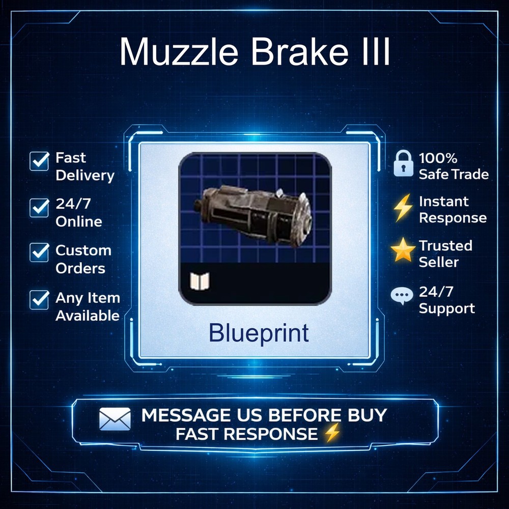 ARC Raiders Muzzle Brake III Blueprints – All Blueprints Available