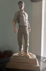 Uncharted 3 Nathan Drake Deception Statue, Missing Scarf/Rifle