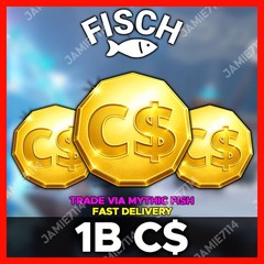 FISCH 🐟 1B Coins C$ Via Mythic Fish‼️CHEAP & FAST SERVICE ‼️