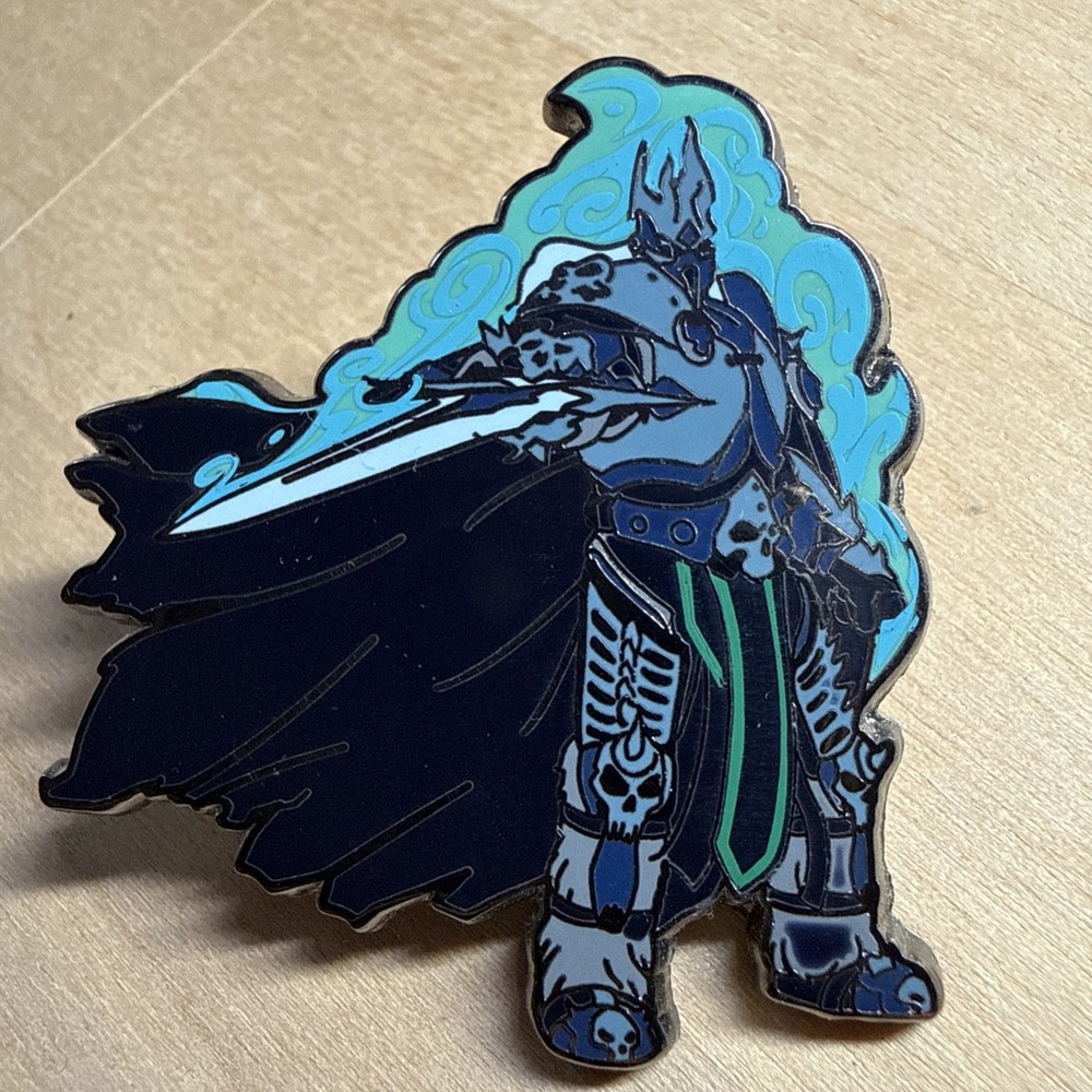 Blizzard Collectible Pin Series 1 Arthas Blizzcon 2014 Warcraft Color