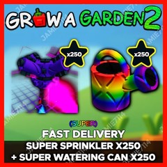 🪴Grow a Garden 2 | Super Sprinkler x250 + Super Watering Can x250 | GAG2 Fast