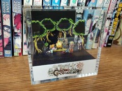 Chrono Trigger Campfire Handmade Diorama – Gameboy / Retro Gaming Cube – Fanart