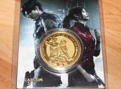Resident Evil 2 Capcom Limited Edition Coin Gold Edition Collectible PS4 Xbox
