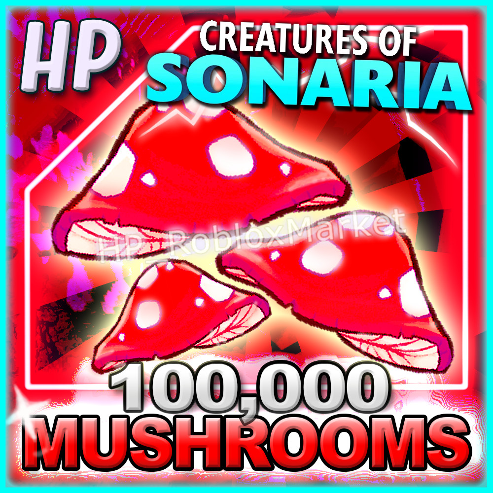 CREATURES OF SONARIA 🍄🍄🍄[ 100,000 Mushrooms / MUSH]⚡FASTEST DELIVERY • COS⚡