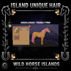 Wild Horse Islands – Andalusian Rcs Horse IUH Island Unique Hair Choose Hair