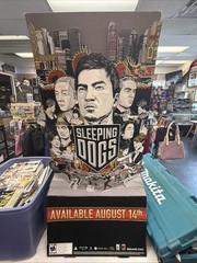 Sleeping Dogs Game Stop Standee Store Display – Very Rare! Looks Great!