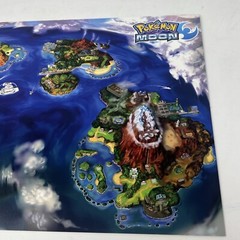 E3 Pokemon Sun & Moon With Alola Region Map Dual Sided Glossy Poster 11×17 2016