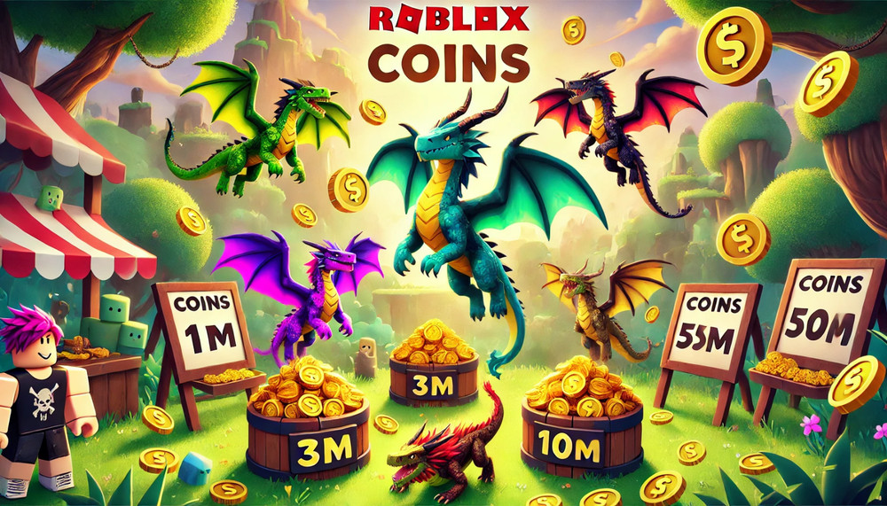 Dragon Adventures | 🐉1m Coins /Instant Delivery⚡