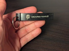 Gears of War 2 Keychain Bottle Opener – Used – Scratched up a bit – Promo Item