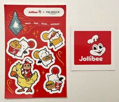 Jollibee × FINAL FANTASY XIV Limited Edition Sticker Sheet – NO CODE + BONUS