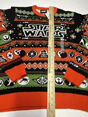 NWT Geeknet Star Wars Holiday Sweater GameStop Exclusive Ugly Christmas Size XL