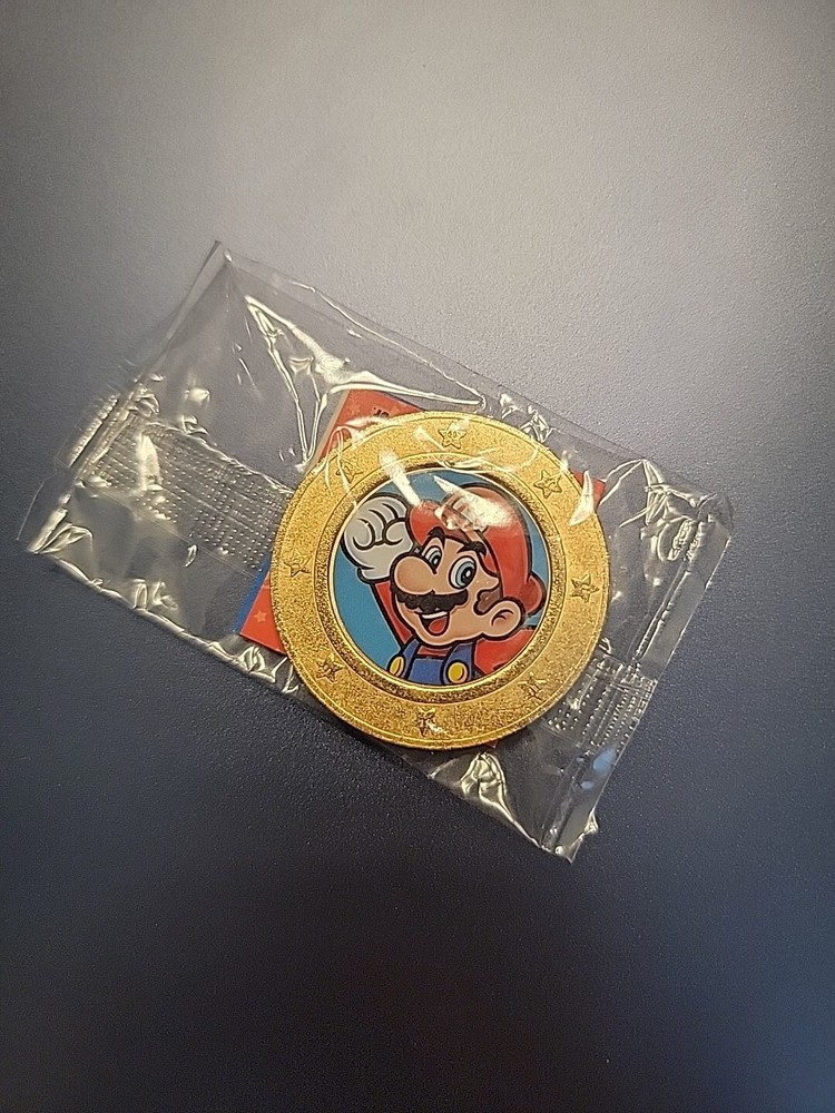 MARIO Frankford Wonder Ball Super Mario Bros Coin Gold FREE SHIP