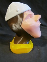 Dragon’s Lair Dirk the Daring Bust (Custom 3d Printed Display) 8″ Tall