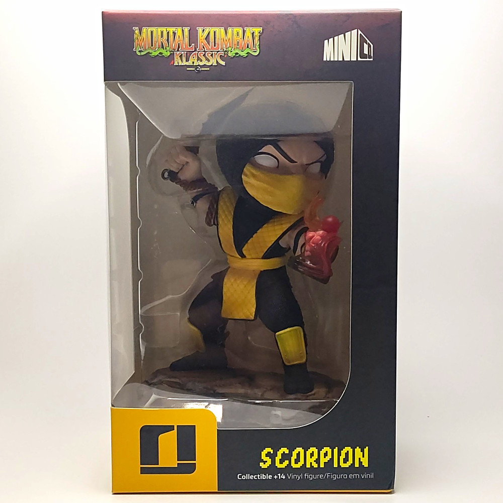 Iron Studios MiniCo Mortal Kombat Klassic Scorpion 3.4in Vinyl Figure 2024