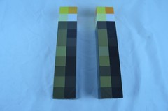 Minecraft Light-Up Wall Torch ThinkGeek LED Lamp AAA Battery Powered