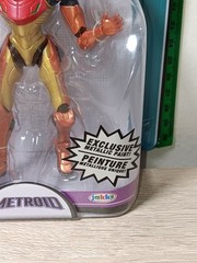 *FREE SHIP* 4″ METALLIC SAMUS Exclusive Metroid World of Nintendo Jakks Pacific