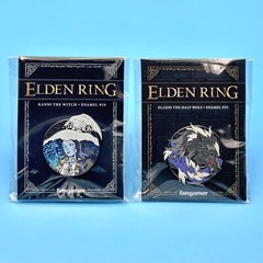 Elden Ring Ranni the Witch & Blaidd The Half Wolf Enamel Pin Figure Set Official