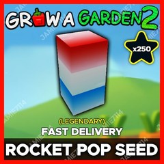 🪴Grow a Garden 2 | Rocket Pop Seed x250 | GAG2 Fast & Easy