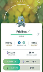 Shiny Frigibax – TRADE 20kstardust – Registered shiny Frigibax require