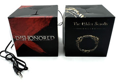 The Elder Scrolls Dishonored Promotional Paper Speakers Bethesda Zenimax Arkane