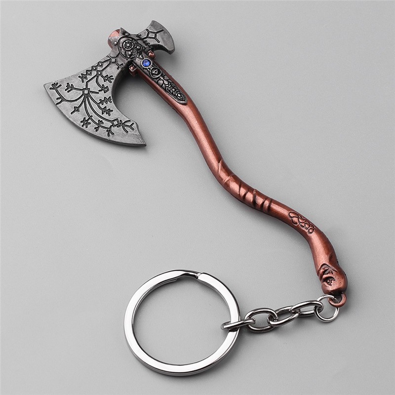God of War Kratos Leviathan Axe Metal Keychain, FREE SHIPPING