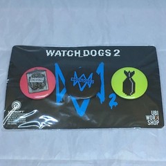 Watch Dogs 2, 3 Pin Set, Brand New, Promotional item