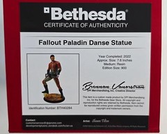 Fallout Paladin Danse Statue