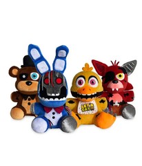 XSmart 7″ Withered Plushies Set of 4, FNaF Five Nights at Freddy’s 2