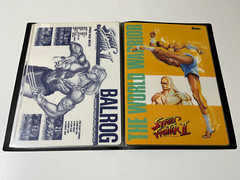 Gamest Street Fighter II Shitajiki Pencil Board Set Japan (Capcom CPS1 Arcade)